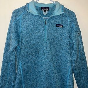 Women’s Patagonia® 1/4-Zip Fleece EUC! Size Medium BEAUTIFUL Blue!!!